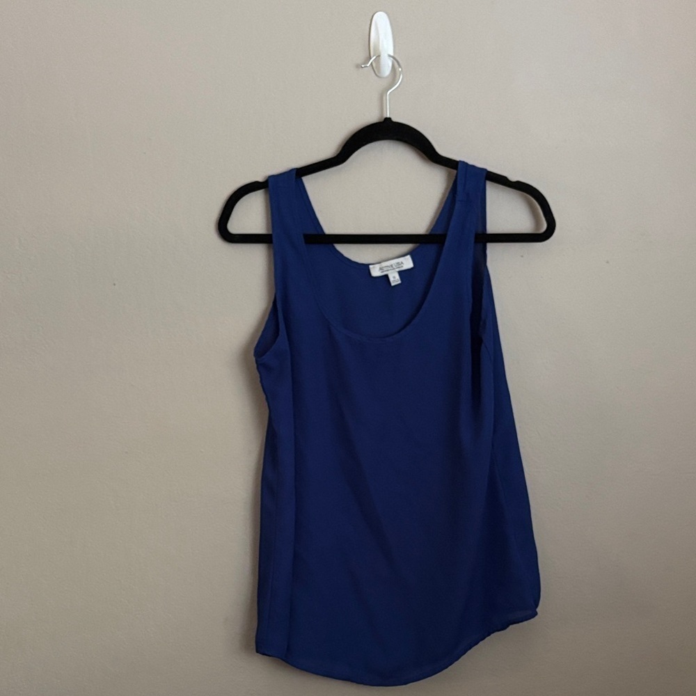 Active USA Royal Blue Tank Top size small